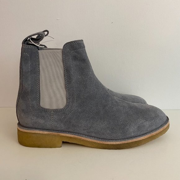 Civil Regime Mens EU 41 / US 8 Grey Suede Pull On Chelsea Desert Boots main image 6